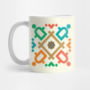 Group of People Abstract Pattern Social Boutique Art Pattern Mug